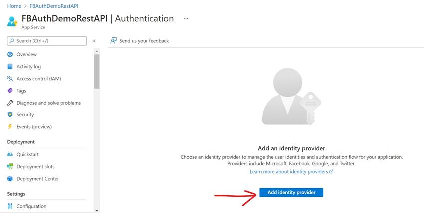 How to build and publish a .NET Core API to perform CRUD operations on Azure Cosmos DB (SQL API) and secure it using Facebook Authentication